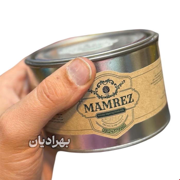روغن‌ گیاهی چوب‌ ممرز MAMREZ گردویی ۲۷۰ میل