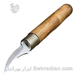 مغار چاقویی پیکر تراشی چوب مدل ابرویی