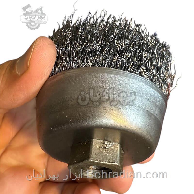 فرچه سیمی کاسه ای