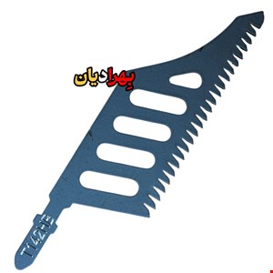 تیغ اره عمود بر چوب پهن