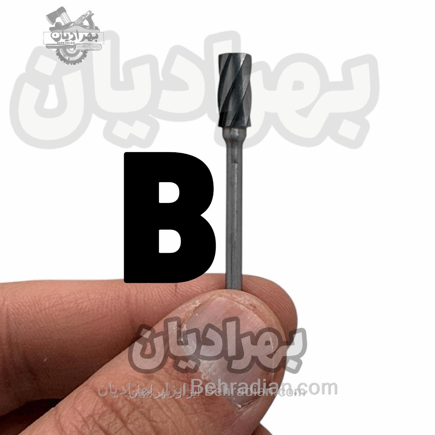 استوانه B‌ شیار باز نوک ۶ دنباله ۳