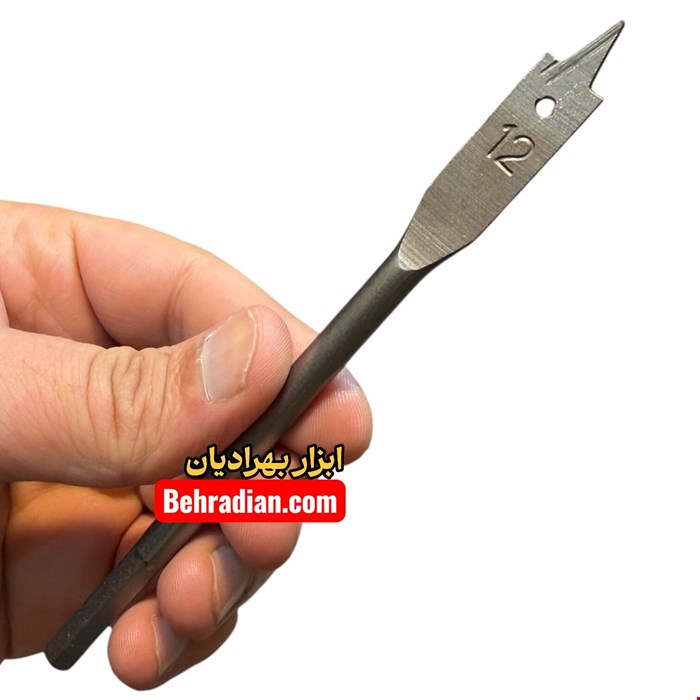 مته برگی ۱۲ میل چوب و ام دی اف