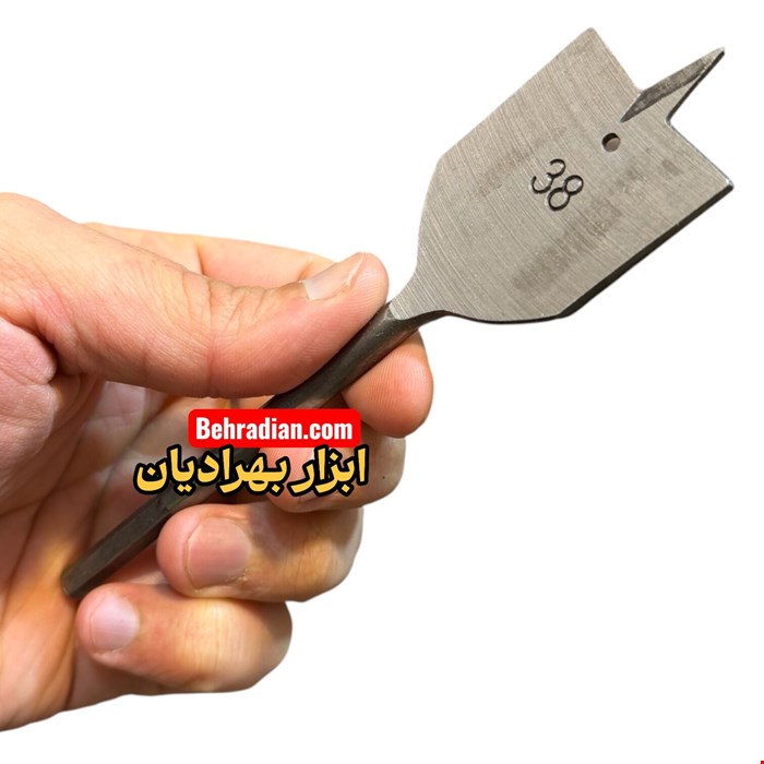 مته برگی ۳۸ میل چوب و ام دی اف