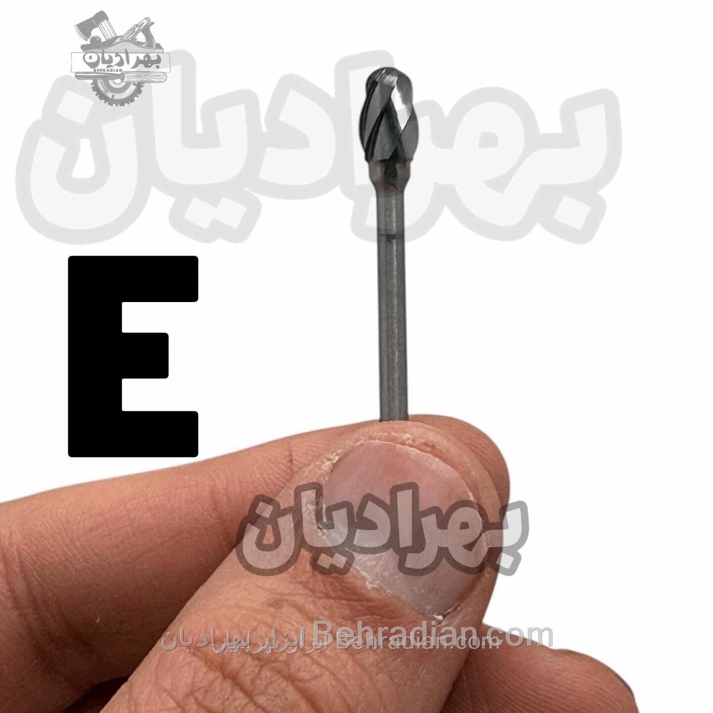 تخم مرغی E شیار باز نوک ۶ دنباله ۳