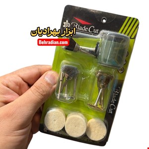 نمد و فرچه مینیاتوری ۱۶ پارچه