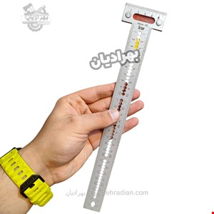 خط کش T تی سوراخ دار ۳۰ سانت