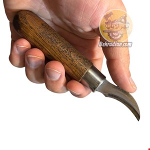 مغار چاقویی پیکرتراشی چوب مدل کرگدنی
