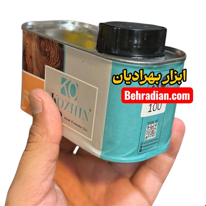 روغن تک جزئی گیاهی ظروف چوبی KOZHIN کوژین  ۱۰۰ میل PURE