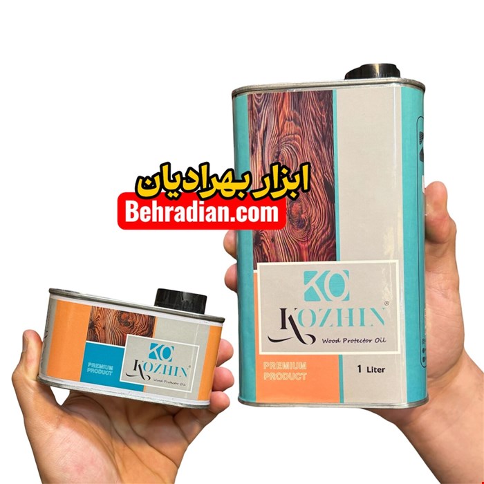 روغن دو جزئی پرو PRO ظروف چوبی KOZHIN کوژین  ۱۲۰۰ میل PURE