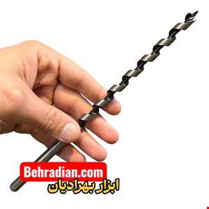 مته مارپیچ چوب ۱۲ میل طول ‌۲۵ سانت