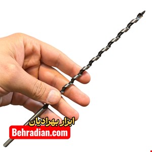 مته مارپیچ چوب ۶ میل طول ‌۲۵ سانت