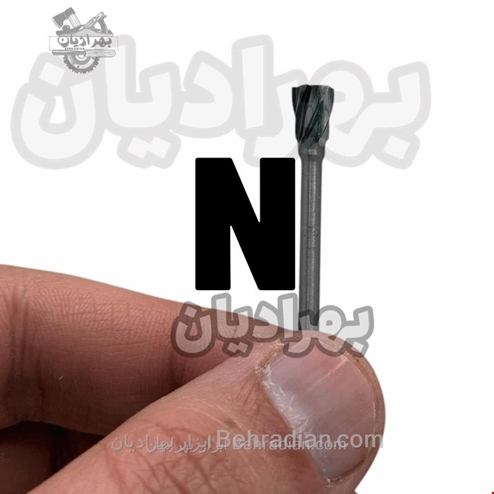 فرز چوب ساب الماسه شیار باز گلدونی‌ N