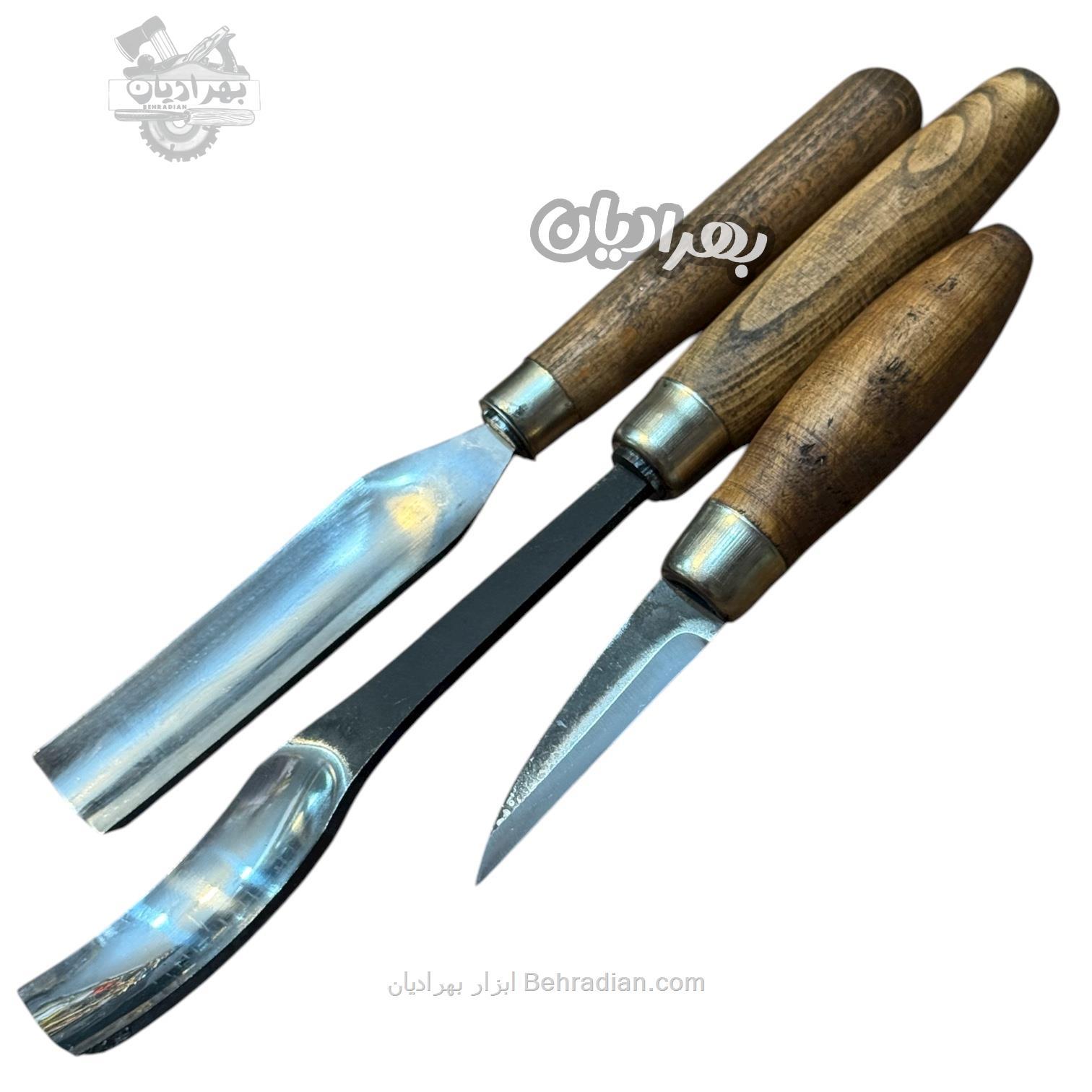 مغار کاسه تراشی مجموعه 3 عددی بهرادیان