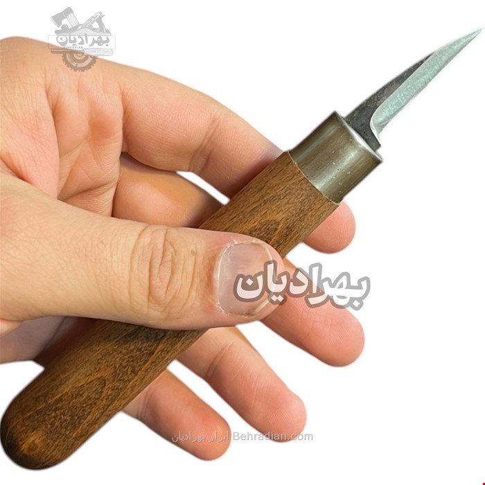 مغار چاقویی پیکرتراشی چوب طرح بیورکرفت