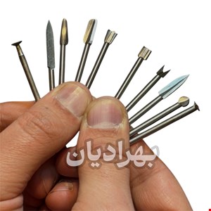 فرز چوب ساب شمشیری HSS ست کامل ۱۰ عددی 