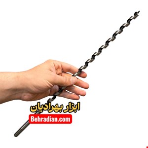 مته مارپیچ چوب ۱۶ میل طول ‌۴۶ سانت