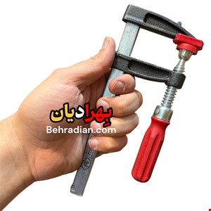 گیره پیچ دستی نجاری ۱۵ سانت فک ‌۵ پرشیا
