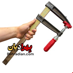 گیره پیچ دستی نجاری ۴۰ سانت فک ۱۴ پرشیا
