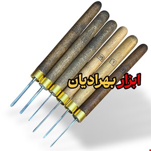 مغار قلمی ظریف کاری ۶ عددی لینو و چوب