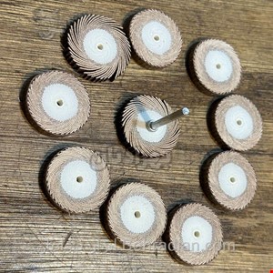 سنباده چتری 10 عددی مینیاتوری دنباله ۳