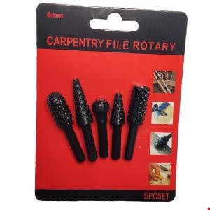 چوب ساب فرز انگشتی و دریلی 5 عددی CARPENTRY