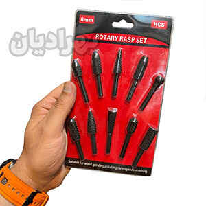 چوب ساب 10 عددی دنباله ۶ میل ROTTARY RASP